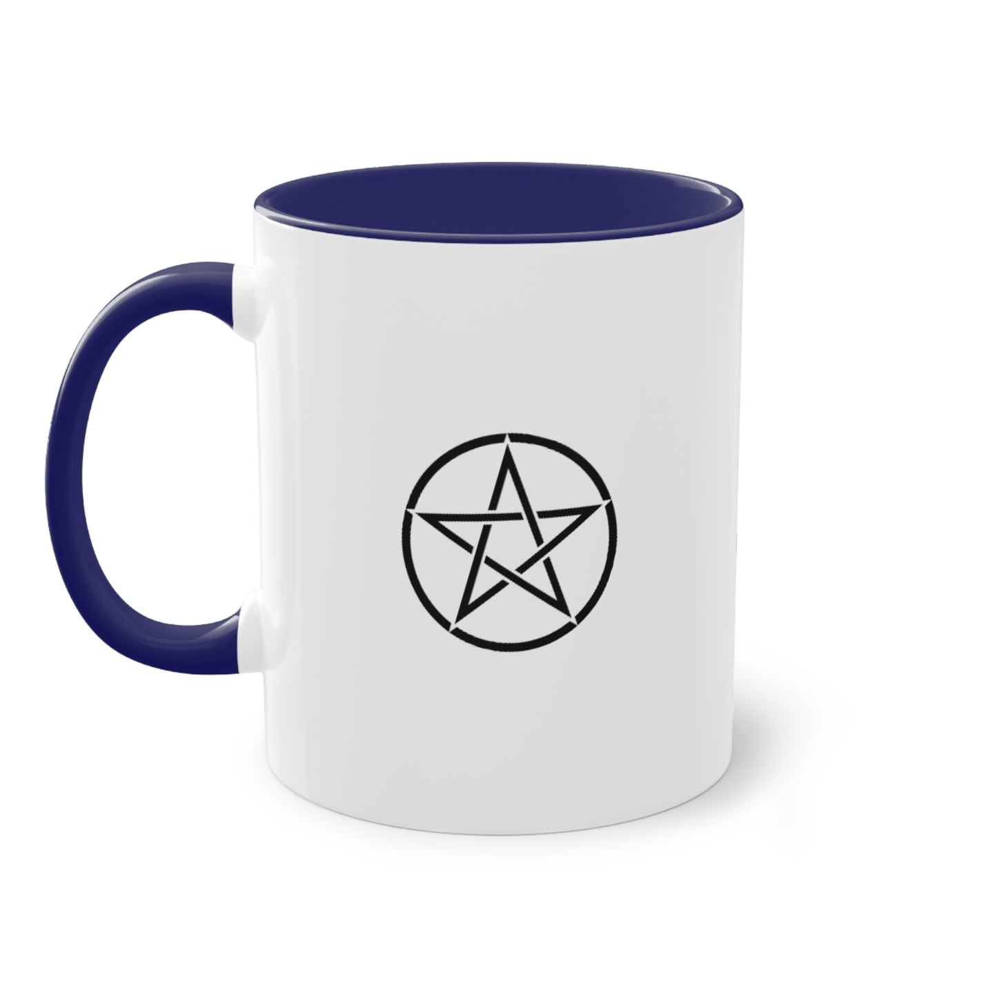 Witch and The Devil Two-Tone Coffee Mug - 11oz Ceramic Cup