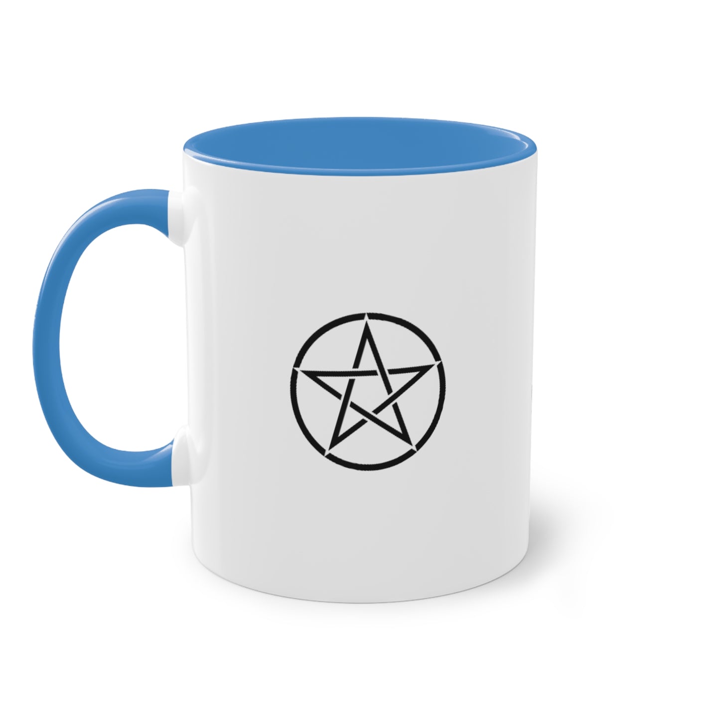Witch and The Devil Two-Tone Coffee Mug - 11oz Ceramic Cup