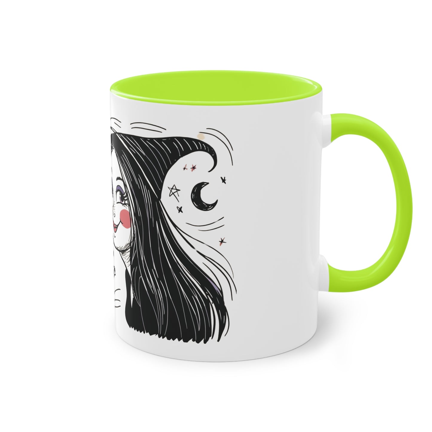 The Devil Loves The Witch Two-Tone Coffee Mug - 11oz Ceramic Cup