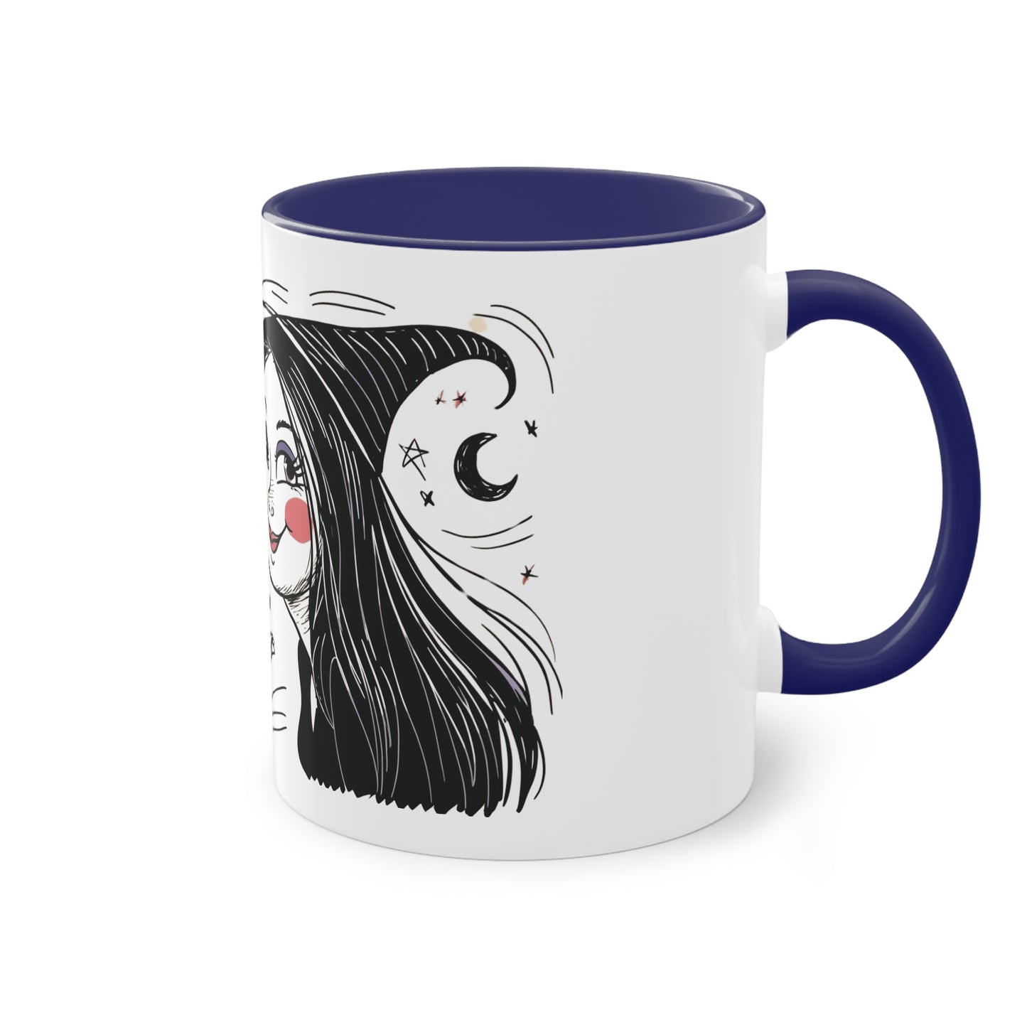 The Devil Loves The Witch Two-Tone Coffee Mug - 11oz Ceramic Cup