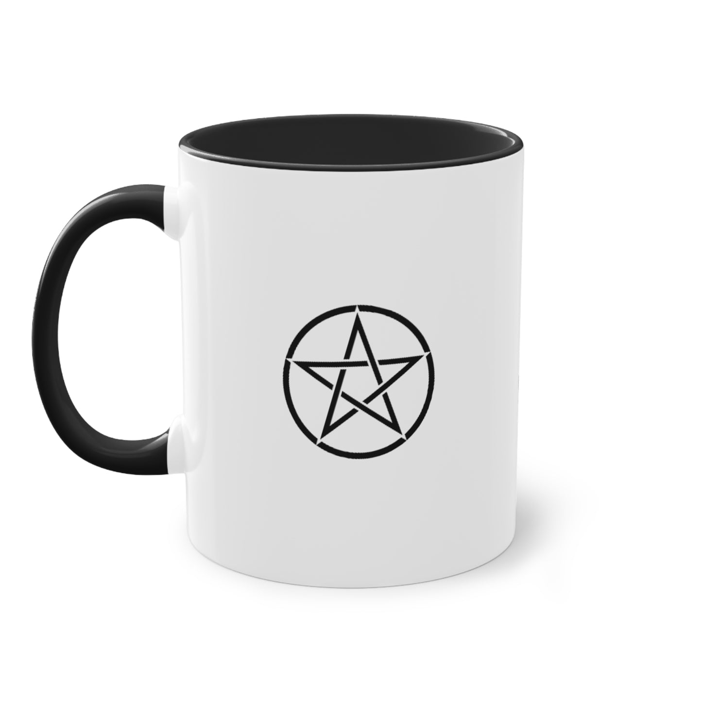 Witch and The Devil Two-Tone Coffee Mug - 11oz Ceramic Cup