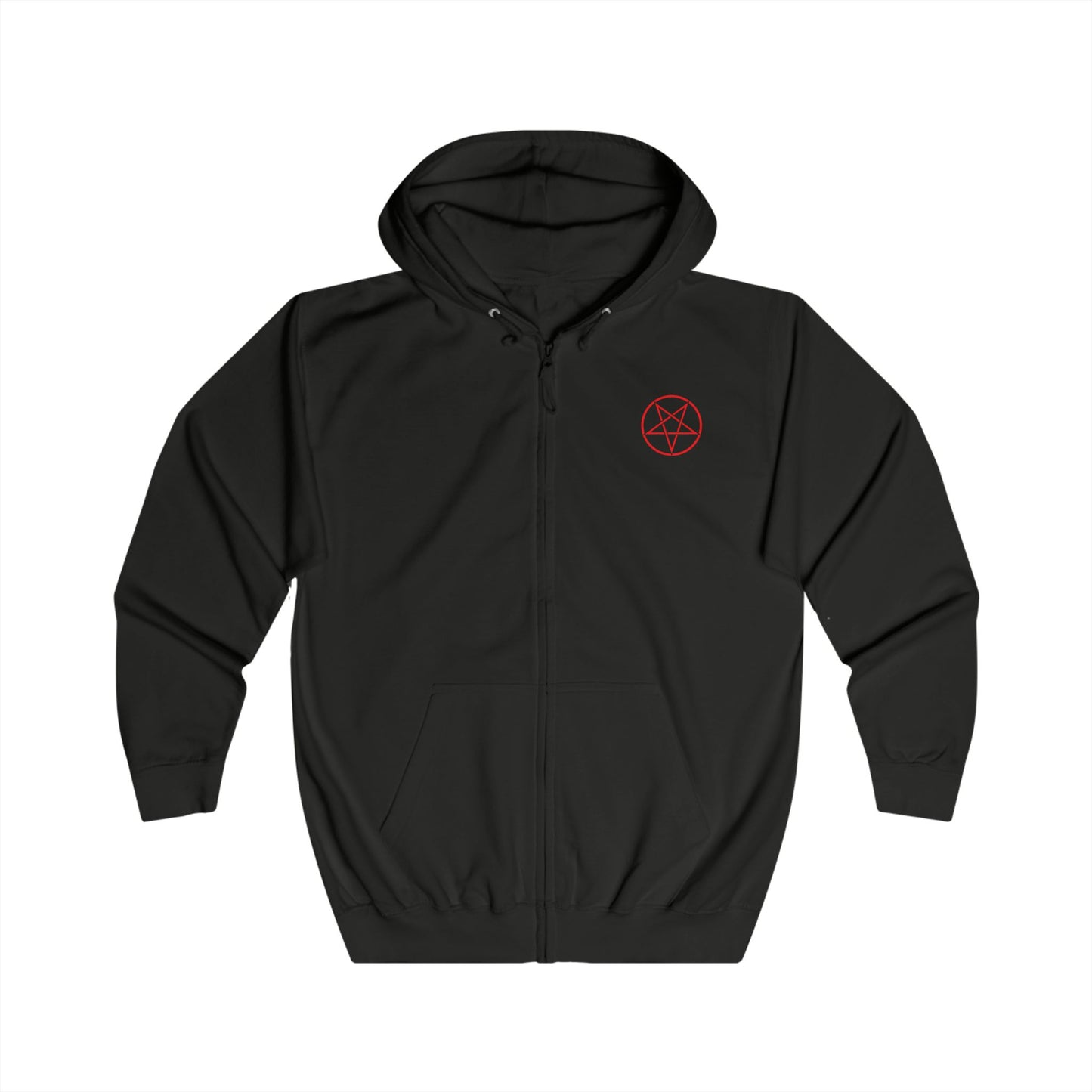 'Live Laugh Lucifer' Unisex Full Zip Hoodie
