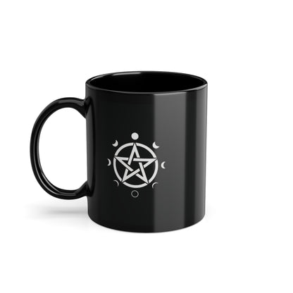 Girls Will Be Girls Black Coffee Mug - Magical Gift for A Witchy Lifestyle