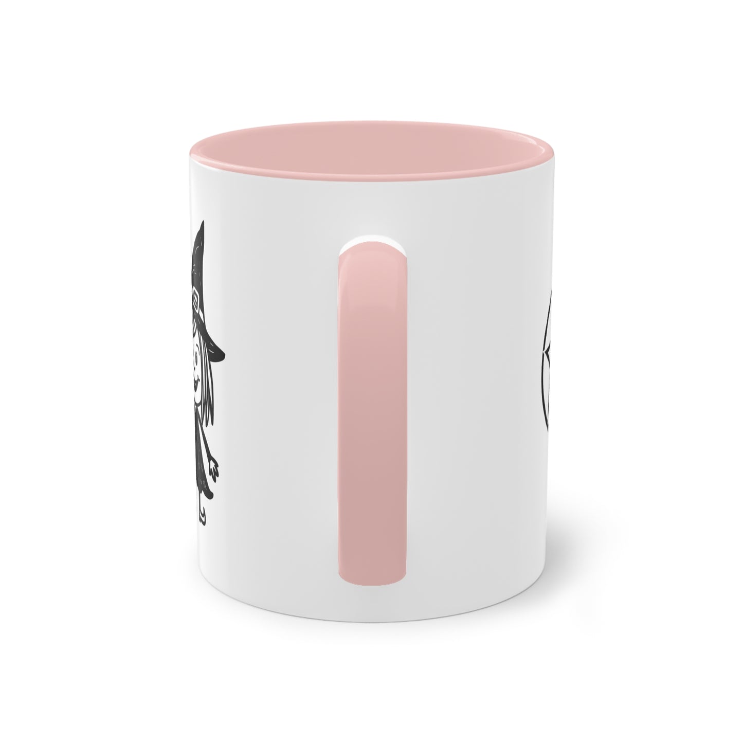 Witch and The Devil Two-Tone Coffee Mug - 11oz Ceramic Cup