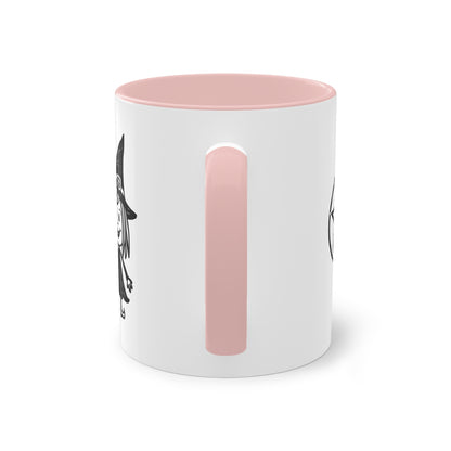 Witch and The Devil Two-Tone Coffee Mug - 11oz Ceramic Cup