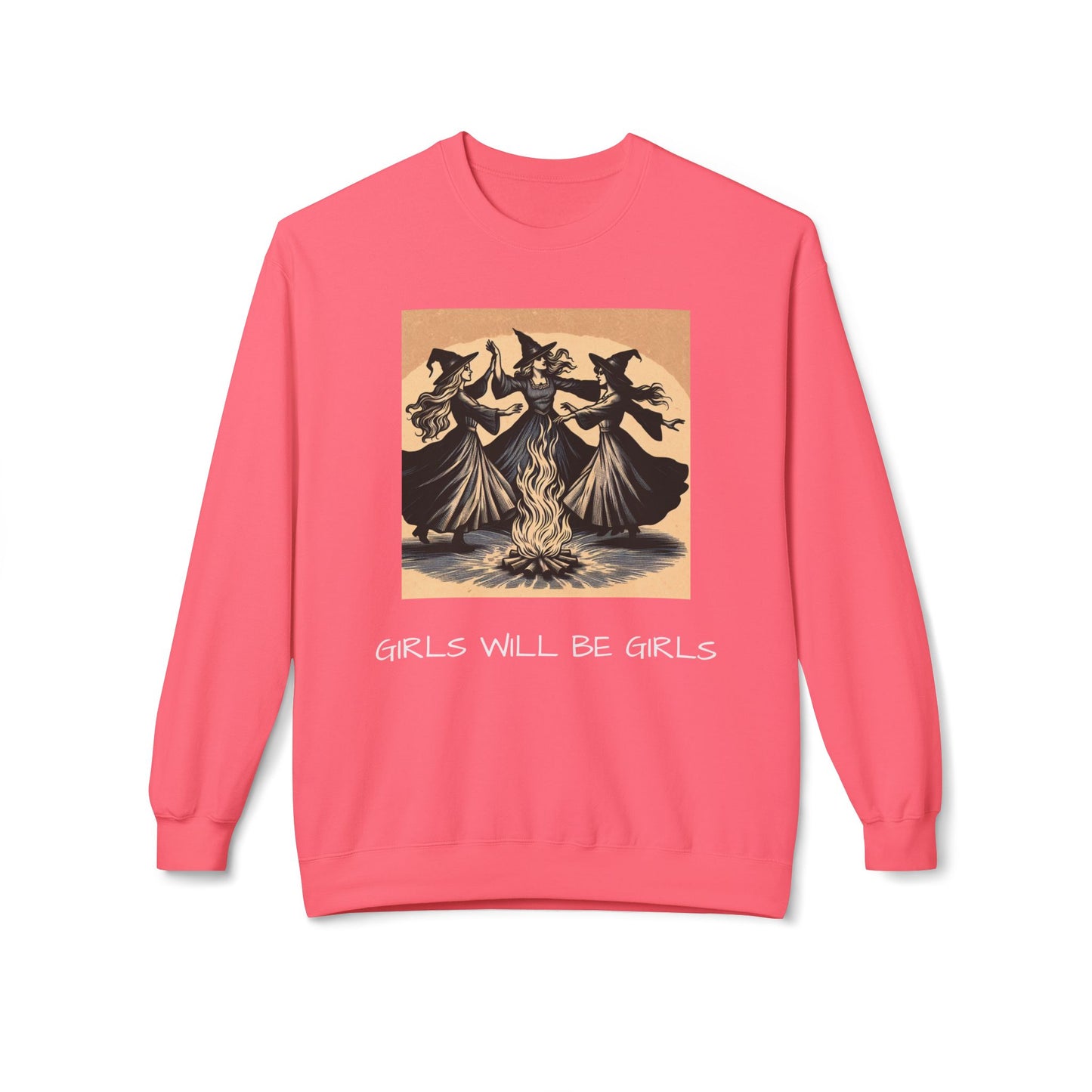 'Girls Will Be Girls' Women's Softstyle Fleece Sweatshirt