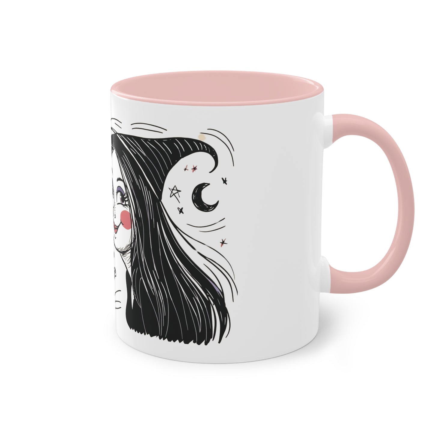 The Devil Loves The Witch Two-Tone Coffee Mug - 11oz Ceramic Cup