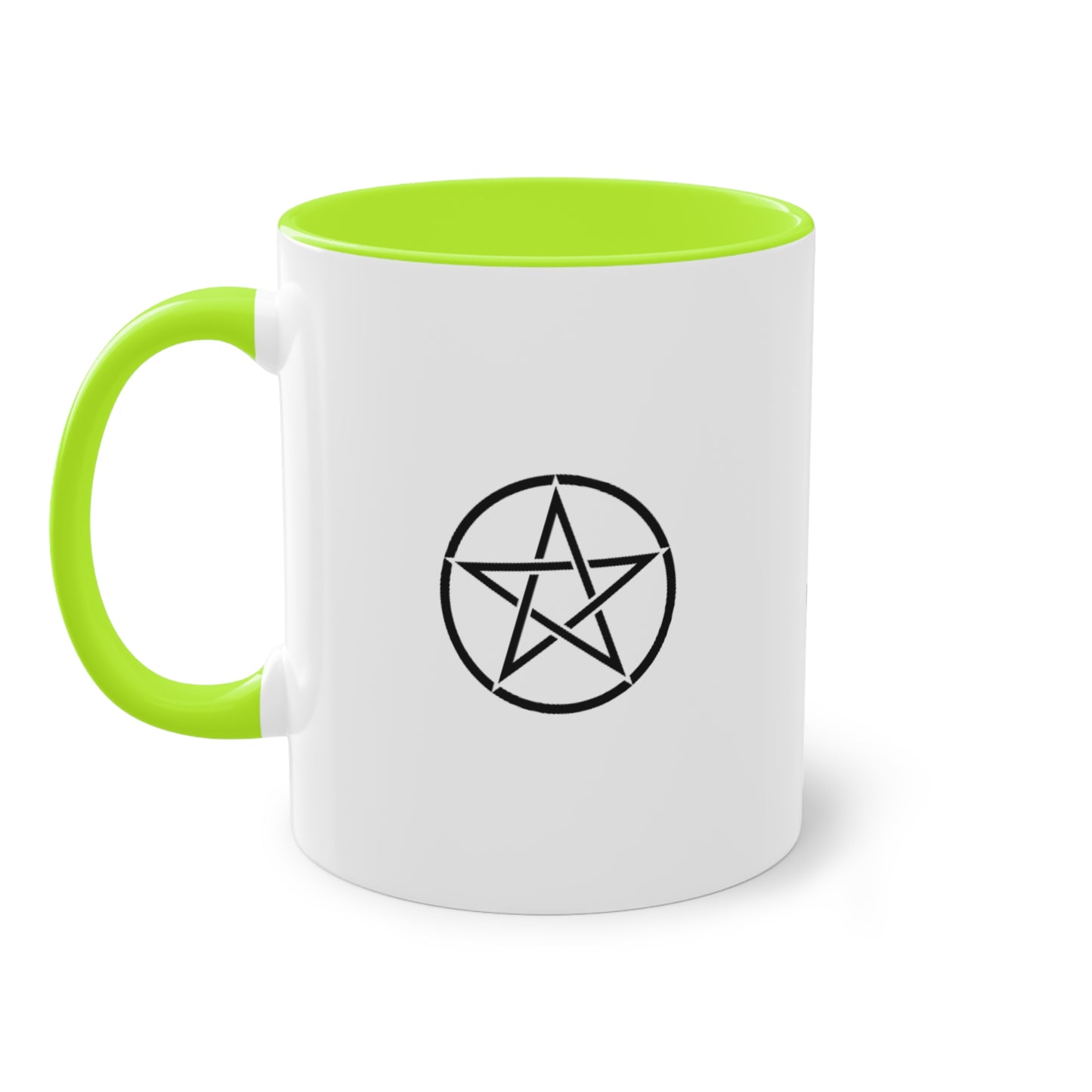 Witch and The Devil Two-Tone Coffee Mug - 11oz Ceramic Cup