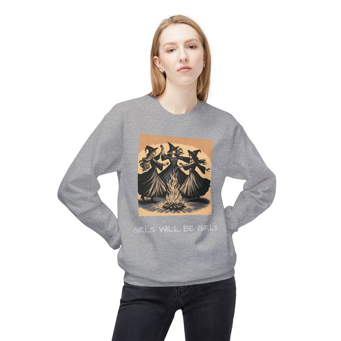 'Girls Will Be Girls' Women's Softstyle Fleece Sweatshirt
