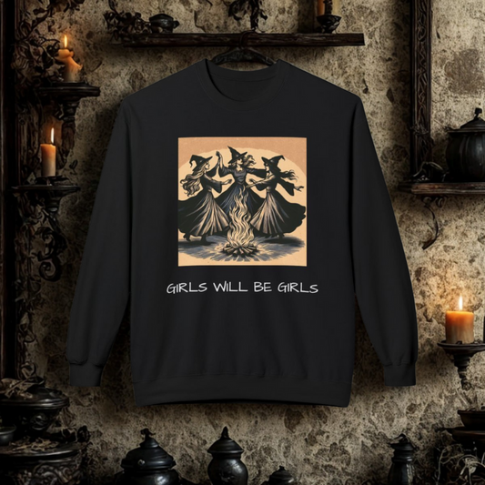 'Girls Will Be Girls' Women's Softstyle Fleece Sweatshirt
