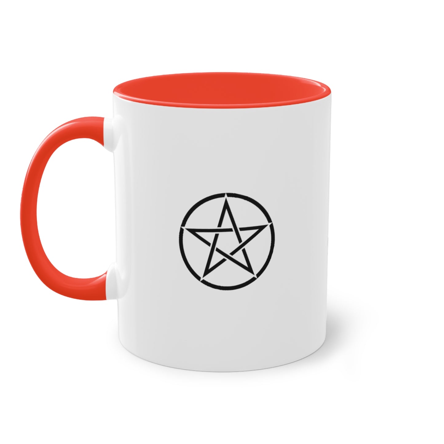 Witch and The Devil Two-Tone Coffee Mug - 11oz Ceramic Cup