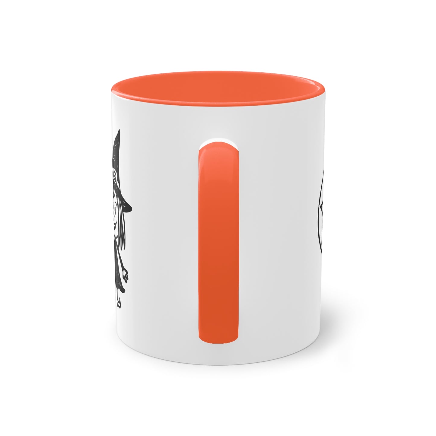 Witch and The Devil Two-Tone Coffee Mug - 11oz Ceramic Cup