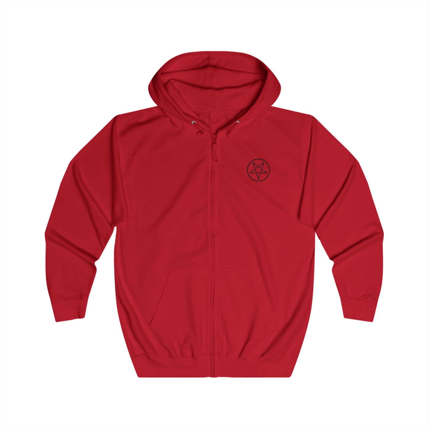 'Live Laugh Lucifer' Unisex Full Zip Hoodie