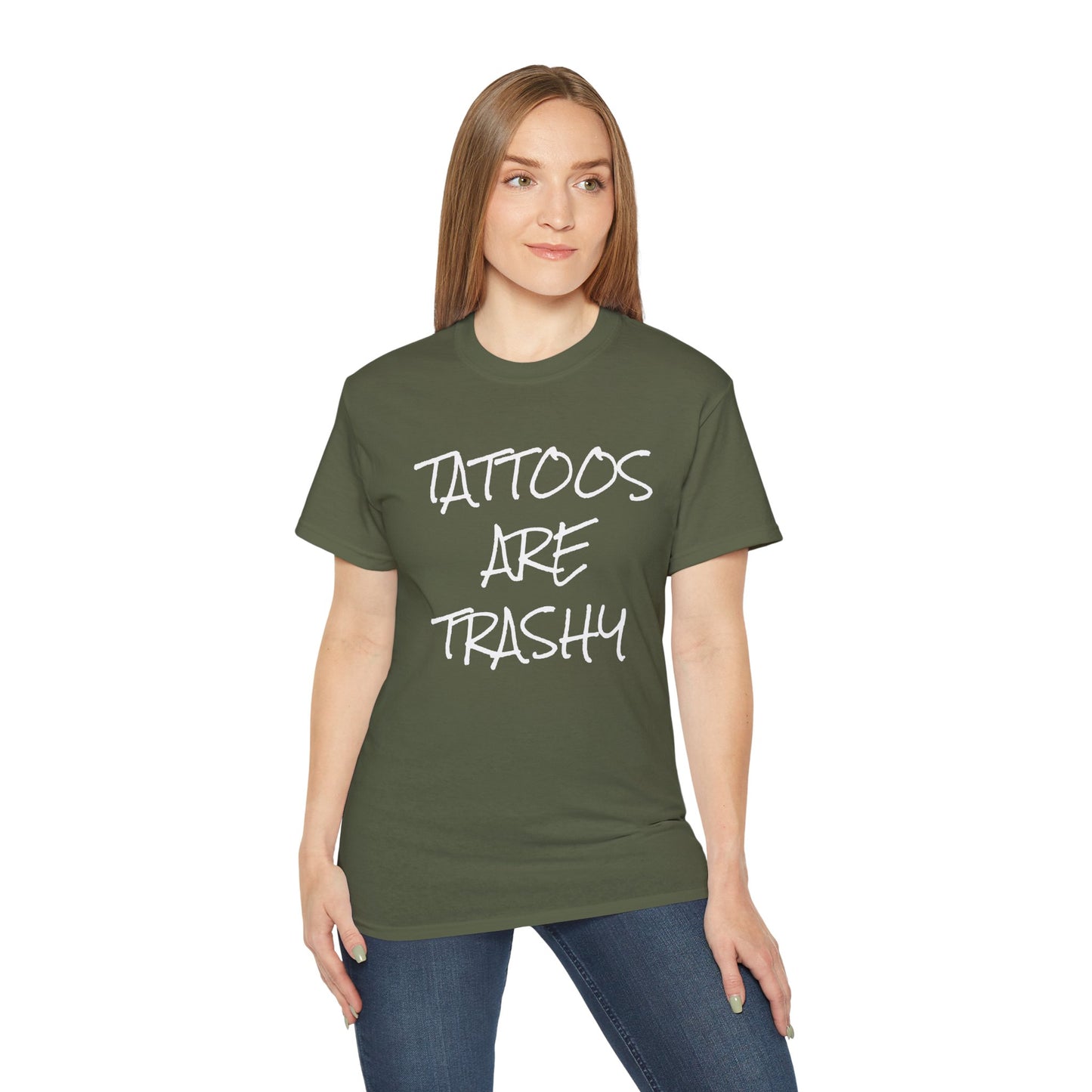 Tattoos Are Trashy - Unisex Ultra Cotton Tee