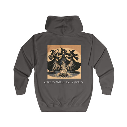 Girls Will Be Girls Women's Zip Hoodie - Perfect for Celebrations and Casual Wear